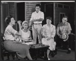 Janet Ward, Rip Torn, Ruth White, Gene Hackman and unidentified other in the stage production Chapparal