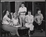 Janet Ward, Rip Torn, Ruth White, Gene Hackman and unidentified in the stage production Chapparal