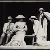 George Voskovec, Irene Worth, Raul Julia and Ben Masters in the stage production The Cherry Orchard