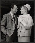 Peter Donat and Joanna Pettet in the stage production The Chinese Prime Minister