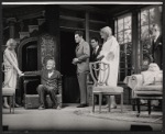 Diane Kagan, Alan Webb, Peter Donat, Douglas Watson, Margaret Leighton, and John Williams in the stage production The Chinese Prime Minister