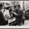Robert Goulet signs autographs during break in filming the NBC-TV television special Rainbow of Stars