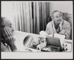 Henry Fonda in dressing room at the Helen Hayes Theatre during the run of the stage production Clarence Darrow