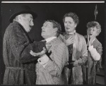 Claude Dauphin, Alvin Epstein, Edith Atwater, and Ruth McDevitt in the stage production Clerambard