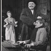 Edith Atwater, Claude Dauphin, and Alvin Epstein in the stage production Clerambard