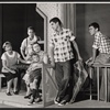 Audra Lindley, Gene Hackman, Dorothy Dill, Richard Moylan, Jerry Pagano and unidentified in the stage production Cockeyed Kite