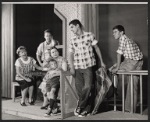 Audra Lindley, Gene Hackman, Dorothy Dill, Richard Moylan, Jerry Pagano and unidentified in the stage production Cockeyed Kite