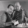 John C. Becher and Dana Elcar in the stage production The Pinter Plays: The Collection [and] The Dumbwaiter