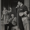 Arlene Golonka, Warren Berlinger, and Lou Jacobi in the stage production Come Blow Your Horn