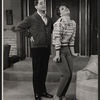 Hal March and Arlene Golonka in the stage production Come Blow Your Horn
