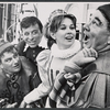 Charles Durning, Joe Bova, Julienne Marie, and John Call in the stage production The Comedy of Errors