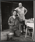 Bill Travers and Roland Winters in the stage production A Cook for Mr. General