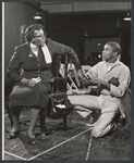 Gene Boland [right] and unidentified in rehearsal for the stage production The Cool World