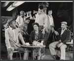 Billy Dee Williams (second from right) and cast in the stage production The Cool World