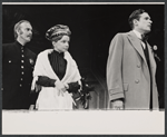 MacIntyre Dixon, Carrie Nye, and Charles Kimbrough in the stage production Cop-Out [and] Home Fires