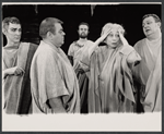 Frederic Warriner, Rex Everhart, M. Josef Sommer, Aline MacMahon and Patrick Hines in the 1965 American Shakespeare Festival production of Coriolanus