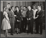 Marion Brash, James Luisi and unidentified others in the stage production Courtyard