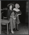 Estelle Winwood and Joan Blondell in the stage production Crazy October