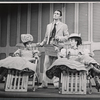Elaine Cancilla, Tommy Rall, and Helen Gallagher in the stage production Cry for Us All