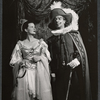 Frances Reid and Jose Ferrer in the stage production Cyrano de Bergerac