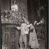 Frances Reid, Ernest Graves and Jose Ferrer in the stage production Cyrano de Bergerac