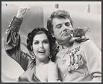 Ann Miller and Dick Shawn in the 1971 television adaptation of Dames at Sea