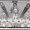 Ensemble in the television production Dames at Sea