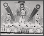 Ensemble in the television production Dames at Sea