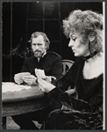 Robert O'Herron and Viveca Lindfors in the stage production Dance of Death