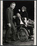 Michael Strong, Robert O'Herron, and Viveca Lindfors in the stage production Dance of Death