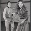 Timmy Everett and Judith Robinson in rehearsal for the stage production The Dark at the Top of the Stairs