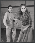 Timmy Everett and Judith Robinson in rehearsal for the stage production The Dark at the Top of the Stairs