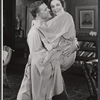 Pat Hingle and Teresa Wright in the stage production The Dark at the Top of the Stairs
