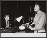 Composer Jule Styne and Patricia Routledge in rehearsal for the stage production Darling of the Day
