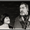 Patricia Routledge and Vincent Price in rehearsal for the stage production Darling of the Day