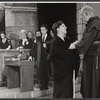 Joanne Linville, Emlyn Williams, Joe De Santis, Vincent Gardenia, Rip Torn, Ruth Volmer and William Hansen in rehearsal for the stage production Daughter of Silence