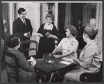 Michael Baseleon, Minerva Pious, Gertrude Berg and Mimi Randolph in rehearsal for the stage production Dear Me, the Sky is Falling