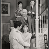 Ron Leibman, Jill Kraft, Howard Da Silva and unidentified in the stage production Dear Me, the Sky is Falling