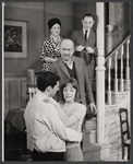 Ron Leibman, Jill Kraft, Howard Da Silva and unidentified in the stage production Dear Me, the Sky is Falling