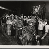 Jane Connell, Carmen Mathews, Milo O'Shea, Angela Lansbury and ensemble in the stage production Dear World
