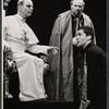 Emlyn Williams, Fred Stewart, and Jeremy Brett in the stage production The Deputy