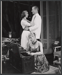 Sylvia Daneel, Shepperd Strudwick and Dorothy Blackburn in the stage production A Desert Incident