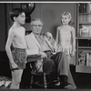 Ronnie Tourso, Cameron Prud'homme and Mary Susan Locke in the stage production A Desert Incident