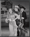 Dolores Gray, Andy Griffith and Scott Brady in the stage production Destry Rides Again