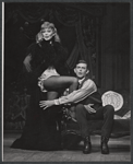 Dolores Gray and Andy Griffith in the stage production Destry Rides Again