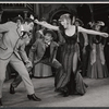 Andy Griffith, Scott Brady and Dolores Gray in the stage production Destry Rides Again