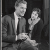 Edward Mulhare and Tresa Hughes in rehearsal for the stage production The Devil's Advocate