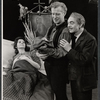 Tresa Hughes, Edward Mulhare, and Sam Levene in the stage production The Devil's Advocate