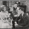 Martha Scott andrew Prine and unidentified in the stage production A Distant Bell