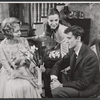 Martha Scott, Andrew Prine and unidentified in the stage production A Distant Bell
